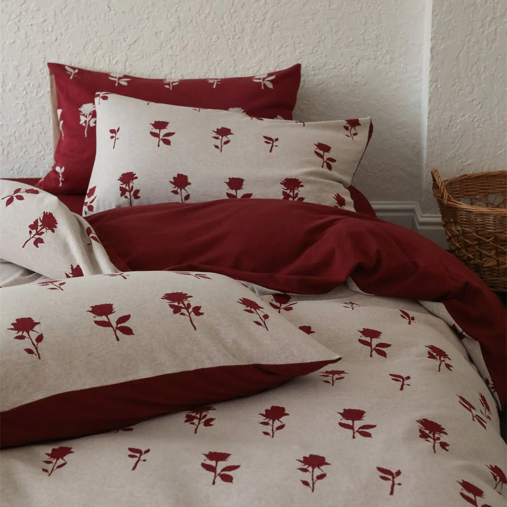 Nadia Floral Jacquard Bedding Set