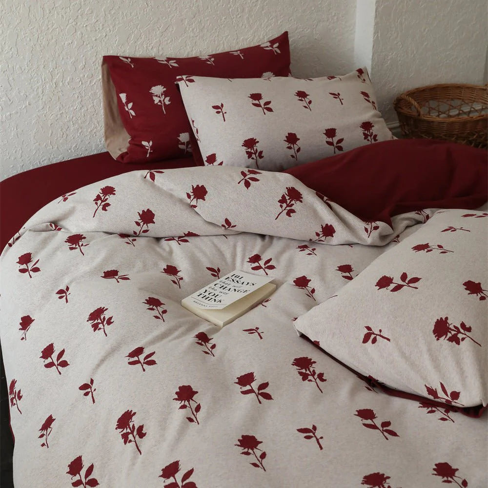 Nadia Floral Jacquard Bedding Set
