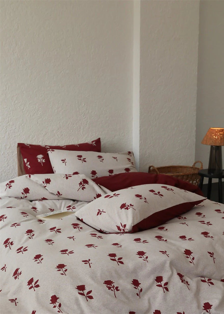 Nadia Floral Jacquard Bedding Set