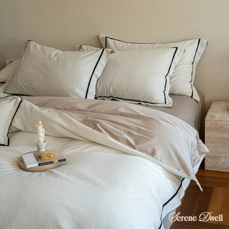 Dahlia Jacquard Bedding Set