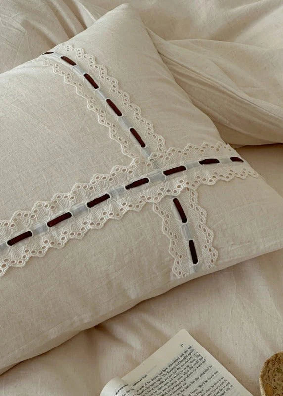 Riona Jacquard Lace Bedding Set