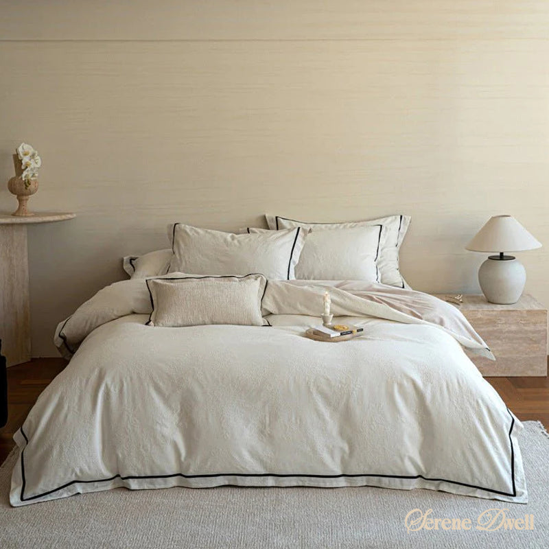 Dahlia Jacquard Bedding Set