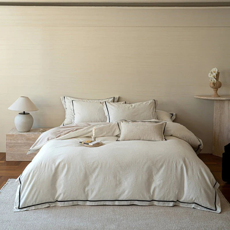 Dahlia Jacquard Bedding Set