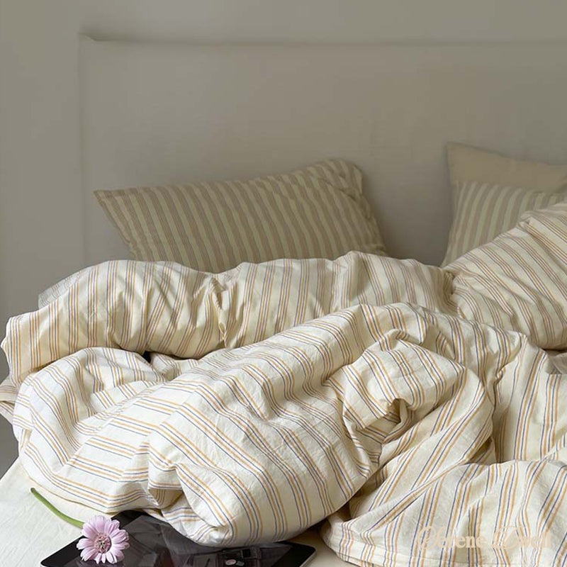 Refreshing Stripe Bedding Set
